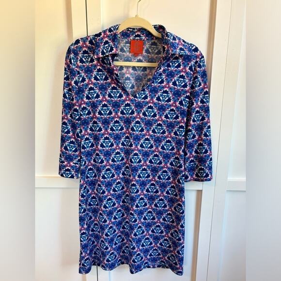 Tracy Negoshian Print Dress - Picture 1 of 3
